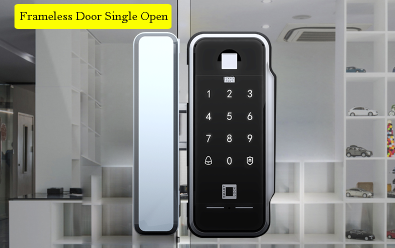 F6 Intelligent smart fingerprint password door lock