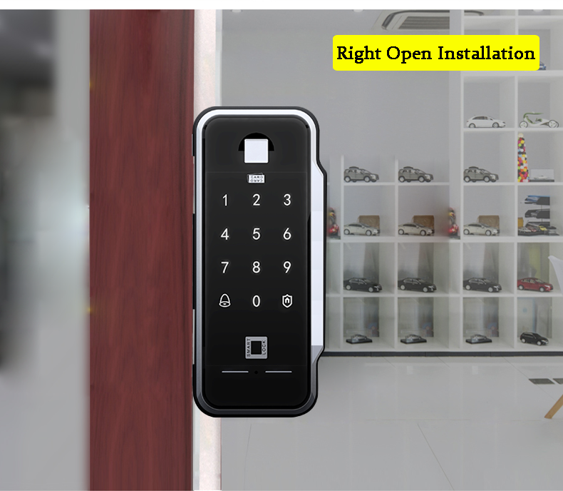 F5 Intelligent smart fingerprint password door lock