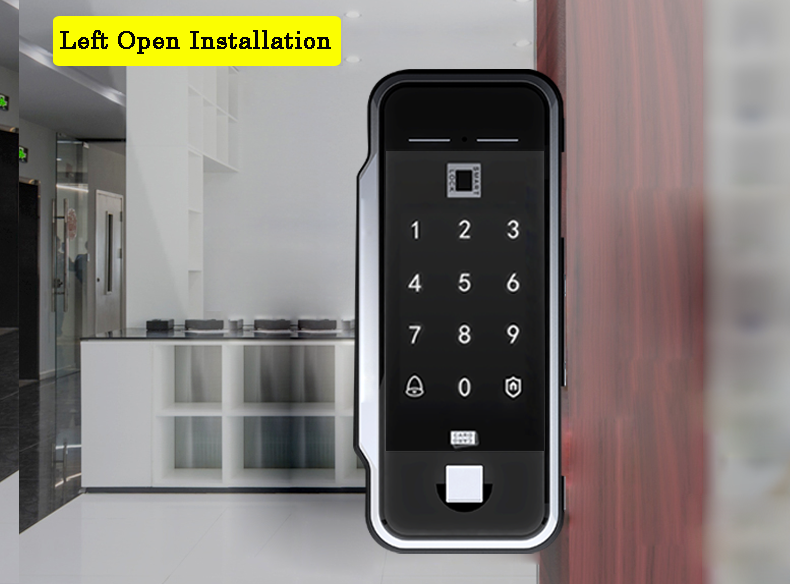 F6 Intelligent smart fingerprint password door lock