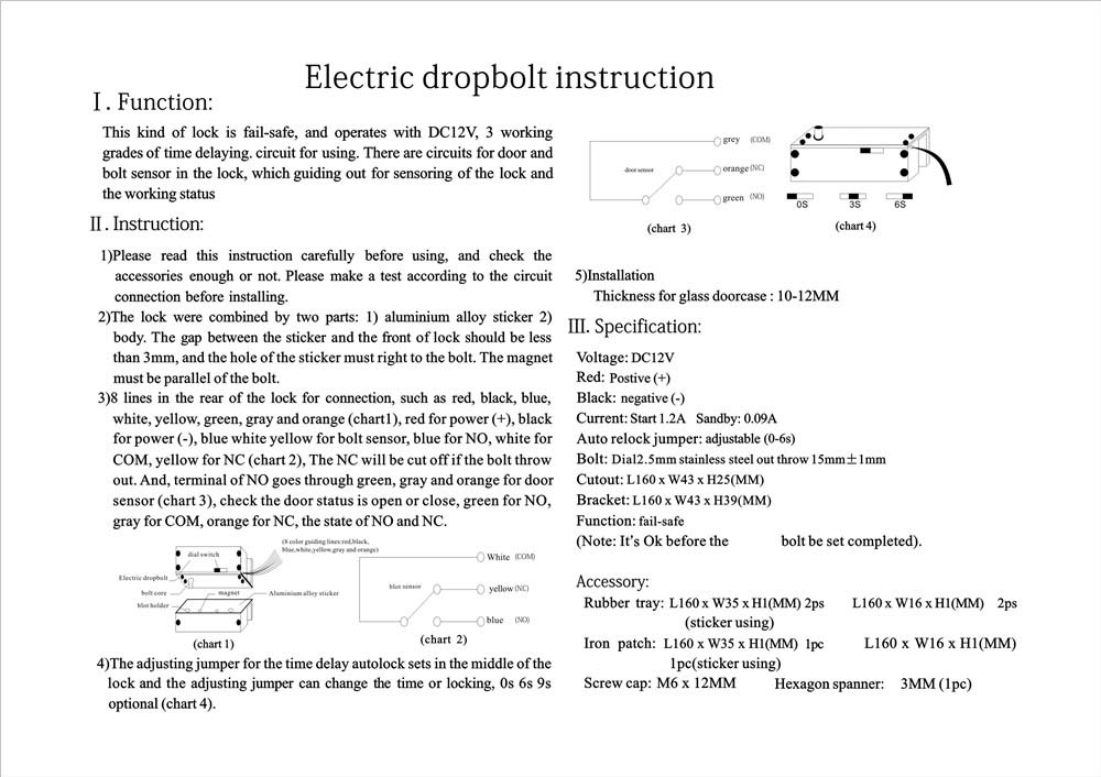 M-212E Electric Dropbolt with Holder