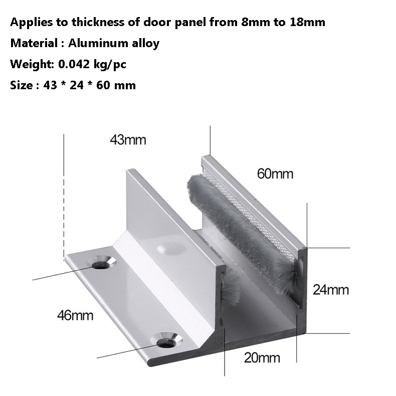 F type Floor Guide for Sliding Door